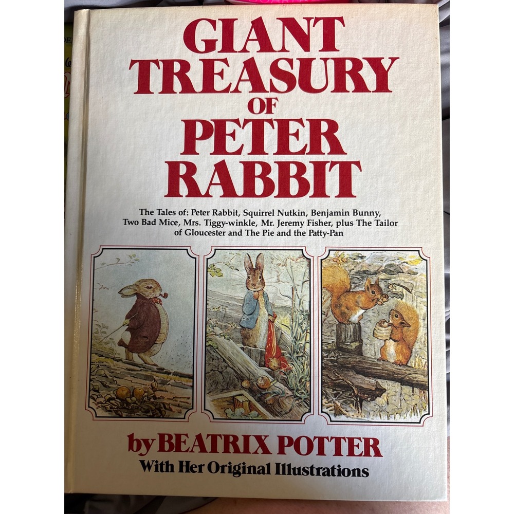 Giant Treasury of Peter Rabbit Beatrix Potter Original Illustrations Hardcover